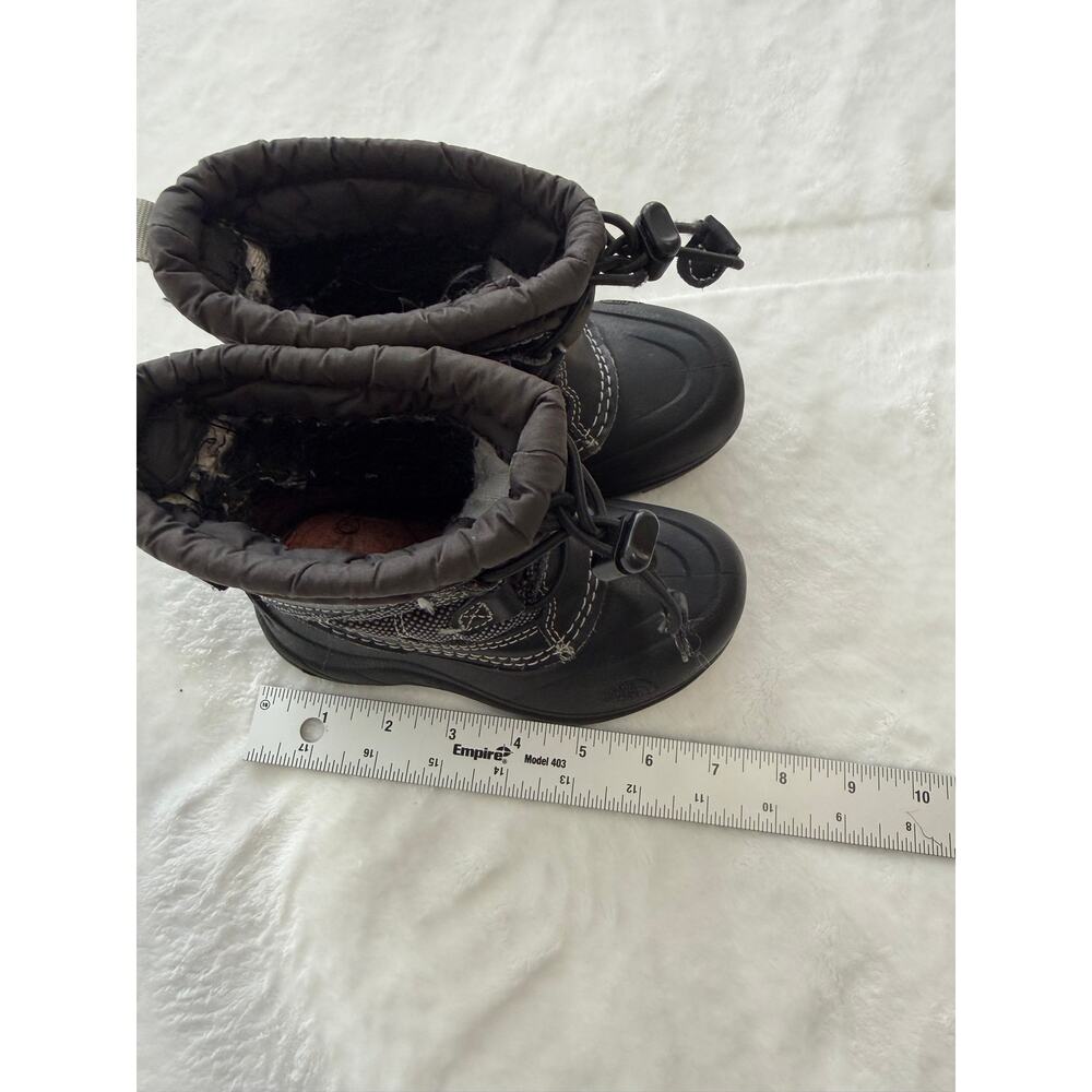 Northface Snow Boot Kids Size 10-11  Black Size Tag Removed, Insoles removed - Picture 4 of 4